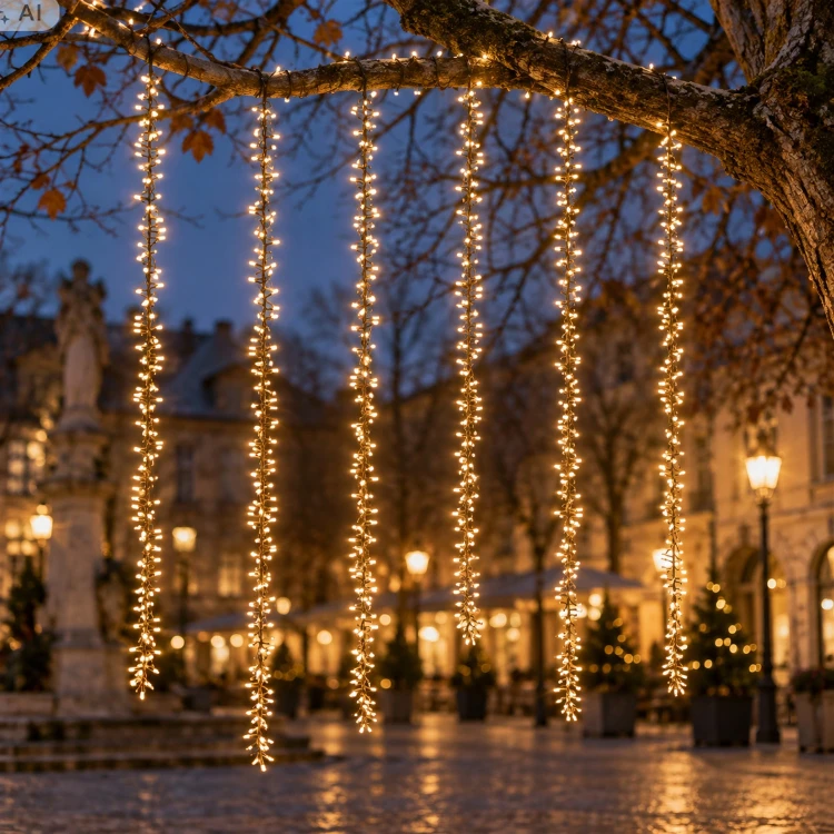 Kaskady świetlne na drzewa PLUS 1392 LED 6x180 cm ciepła biel KAEMINGK 490578