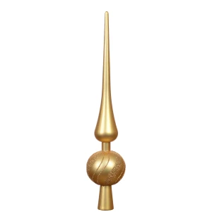 Szpic choinkowy złoty 30,5 cm nietłukący KAEMINGK 029794-1