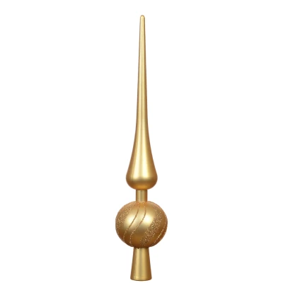 Szpic choinkowy złoty 30,5 cm nietłukący KAEMINGK 029794-1