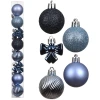 Bombki i kokardki niebieskie 4 cm zestaw 10 szt. KAEMINGK 027146