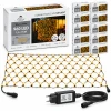 Siatka LED na ogrodzenie krzewy balkon 960 LED 1,2 x 15 m