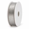 Wstążka świąteczna srebrna 400 x 1,5 cm KAEMINGK 440243-3