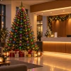 Lampki na choinkę 480 LED 16 × 3 m z pierścieniem wielokolorowe LED6342