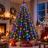 Lampki na choinkę 480 LED 16 × 3 m z pierścieniem wielokolorowe LED6342