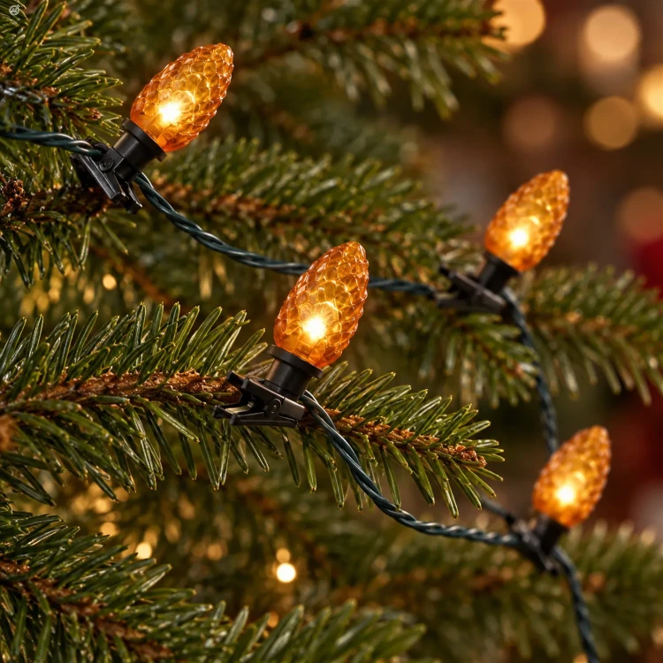 Lampki choinkowe szyszki 16 LED 7 cm ciepły biały KAEMINGK 491574