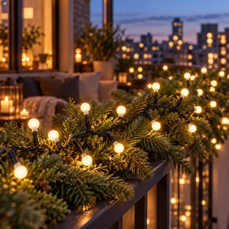 Lampki choinkowe kulki 750 LED 16 m ciepły biały KAEMINGK 495029