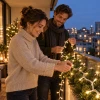 Lampki choinkowe 3000 LED 60 m ciepły biały gęste IP44