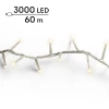 Lampki choinkowe 3000 LED 60 m ciepły biały gęste IP44