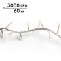Lampki choinkowe 3000 LED 60 m ciepły biały gęste IP44