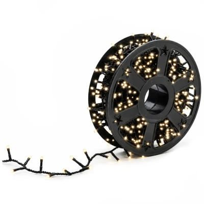 Lampki choinkowe na szpuli 750 LED 22,5 m ciepły biały KAEMINGK 495862