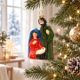 Zawieszka choinkowa Święta Rodzina szopka 11,2 cm KAEMINGK 027728