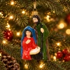 Zawieszka choinkowa Święta Rodzina szopka 11,2 cm KAEMINGK 027728