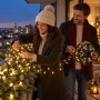 Lampki choinkowe na szpuli 1000 LED 30 m ciepły biały KAEMINGK 495863
