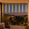 Kurtyna świetlna meteory 288 LED 3,7 m ciepła biel LED6359