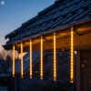 Kurtyna świetlna meteory 288 LED 3,7 m ciepła biel LED6359