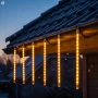 Kurtyna świetlna meteory 288 LED 3,7 m ciepła biel LED6359