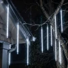 Kurtyna świetlna meteory 288 LED 3,7 m zimna biel LED6366