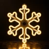 Śnieżynka LED 30 cm neon 336LED IP44 LED8288