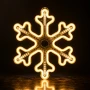 Śnieżynka LED 30 cm neon 336LED IP44 LED8288