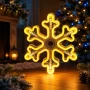 Śnieżynka LED 30 cm neon 336LED IP44 LED8288