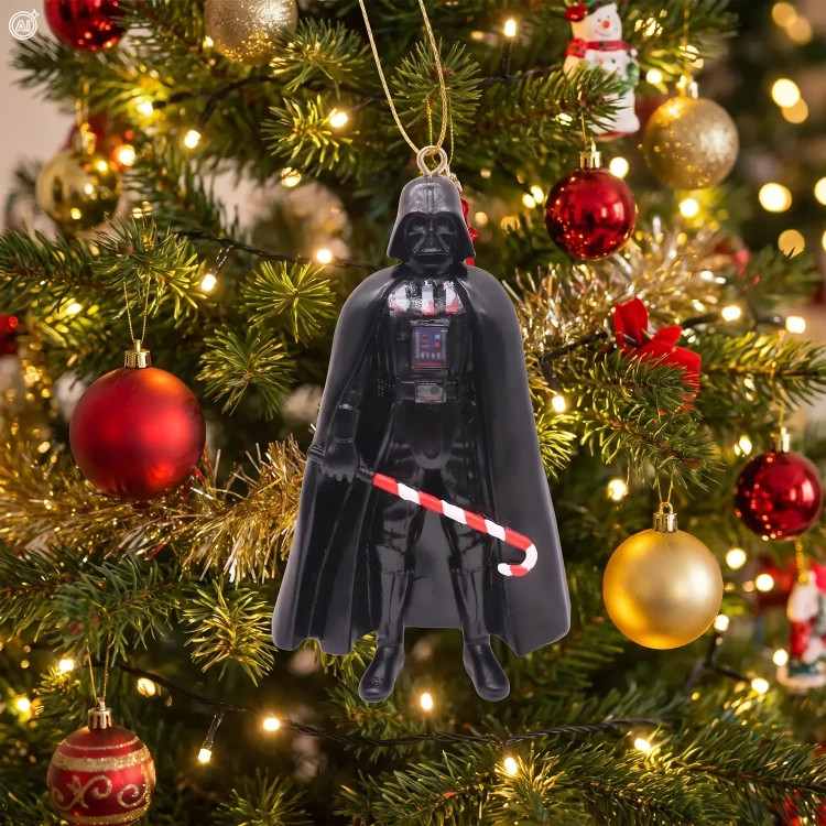 Zawieszka choinkowa Darth Vader 11,3 cm czarna SW26009