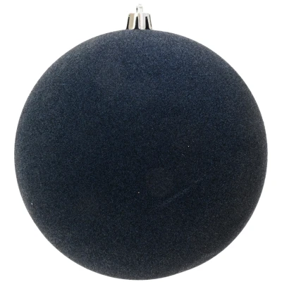 Bombka choinkowa 12 cm granatowa welurowa KAEMINGK 026420