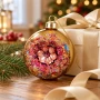 Bombki szklane jasnozłote 8 cm 3 szt. błyszczące KAEMINGK 071672-3KPL