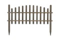 Płotek ogrodniczy - Wenge