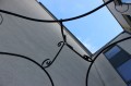 Pergola ogrodowa trójramienna