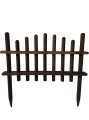 Płotek ogrodniczy - Wenge 
