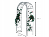Pergola ogrodowa- bramka łuk 260cm