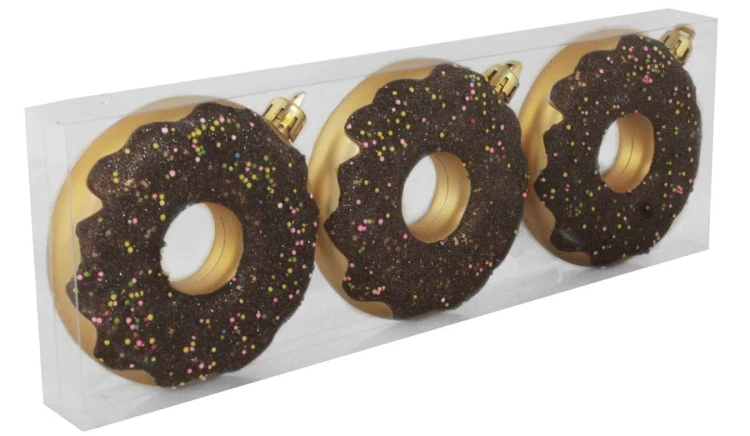 Donat 8cm - Ozdoba Choinkowa kpl. 3 szt. fot.5