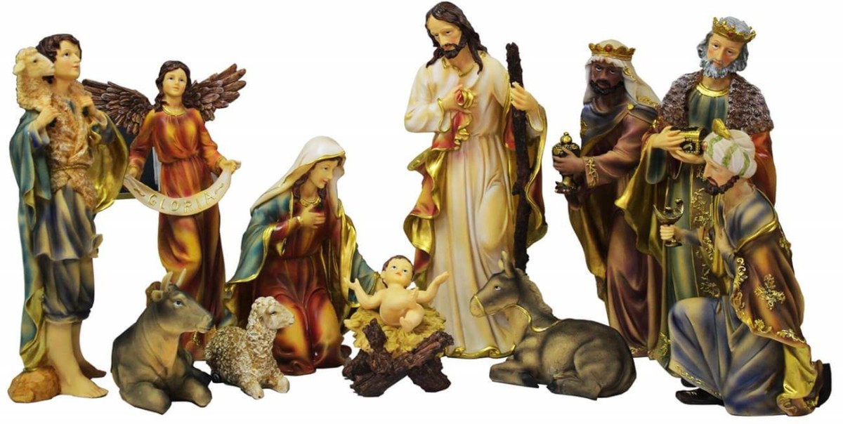 Zestaw figur 11 elementów 46 cm