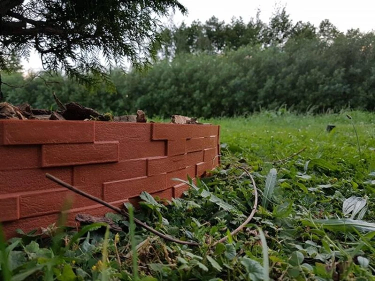 Okrąg wykonany z Palisady Stone fot.18