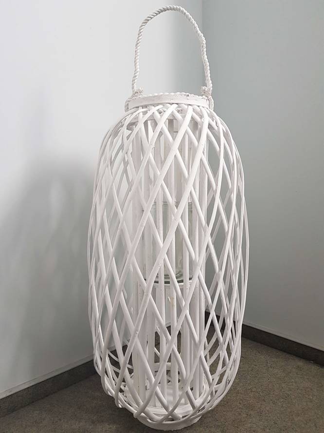 Lampion wiklinowy ozdobny 50 cm