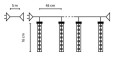 Meteorki 10 LED 16 cm
