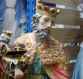Figura Króla ze złotem 