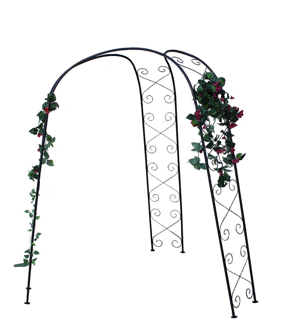 Pergola ogrodowa trójramienna