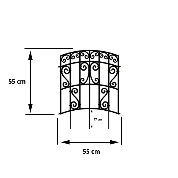 Pergola Antico Solidnie wykonana - łatwa do złożenia. Wysoka i szerok