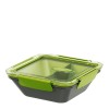 Lunchbox z przykryciem grafitowy