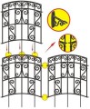 Pergola ogrodowa w kształcie łuku wykonana ze stalowych rurek polakierowanych proszkowo.