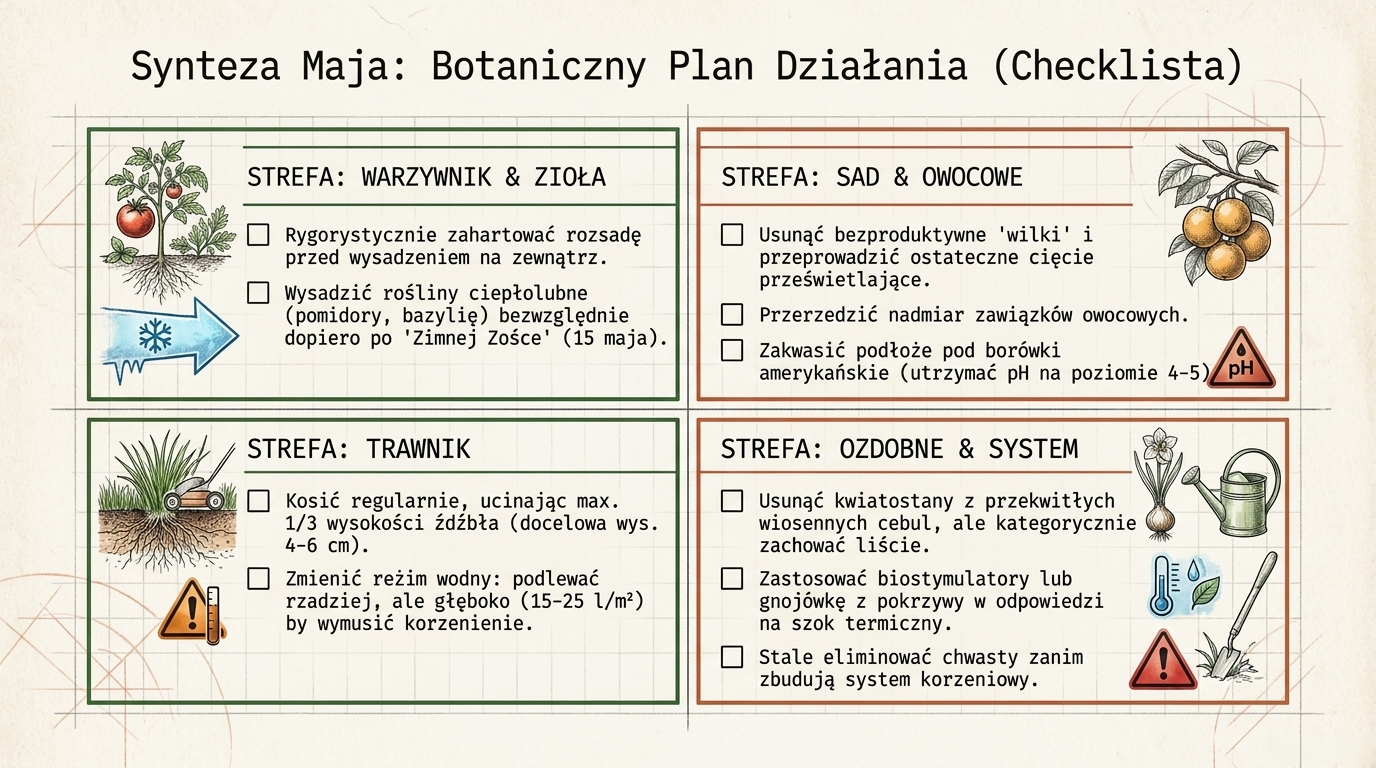 Botaniczny plan działania na maj - checklista