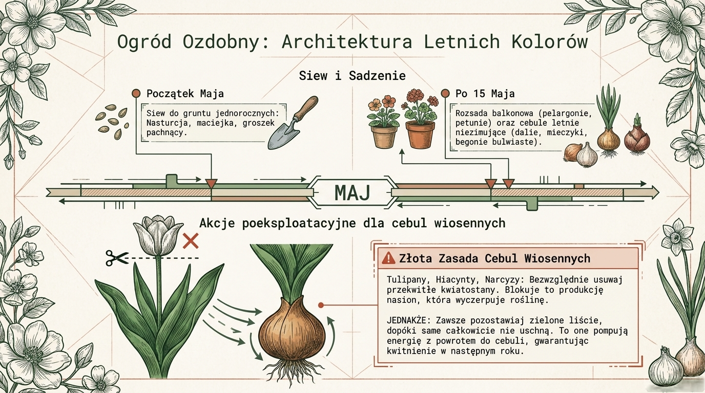 Ogród ozdobny - jakie kwiaty cebulowe sadzić w maju